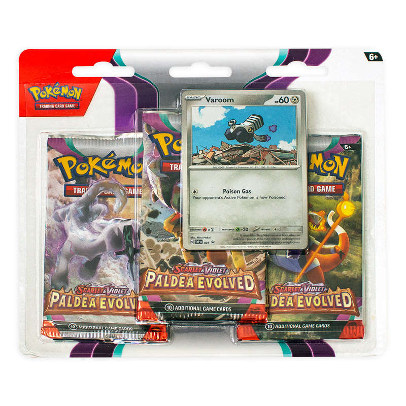Pokemon Scarlet And Violet - Paldea Evolved (3 Blister Pack)