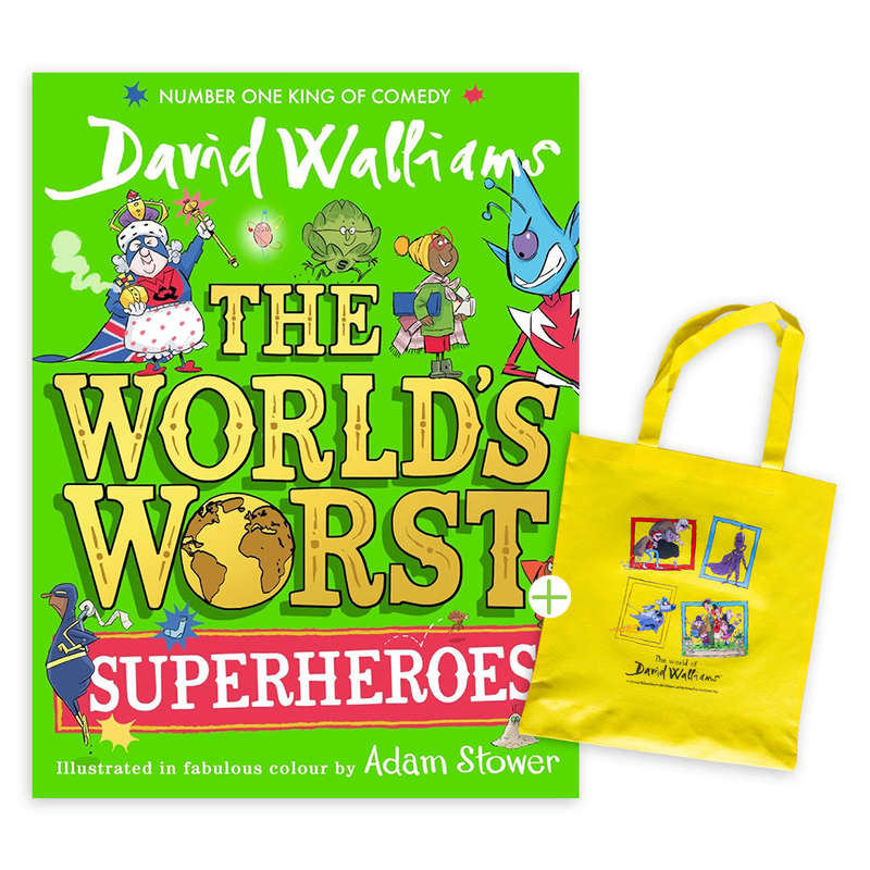The Worlds Worst Superheroes -( with tote bag)