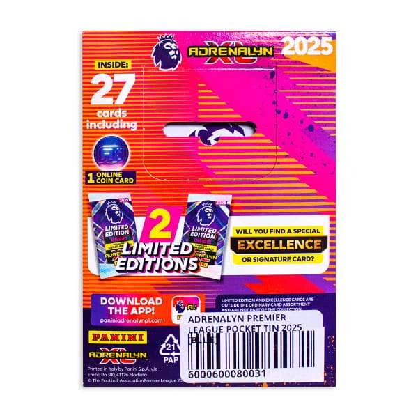 Adrenalyn Premier League Pocket Tin 2025 (Blue)