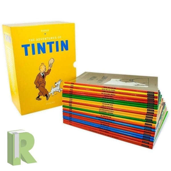 Adventure Stories Of Tintin 23 Book Box Set