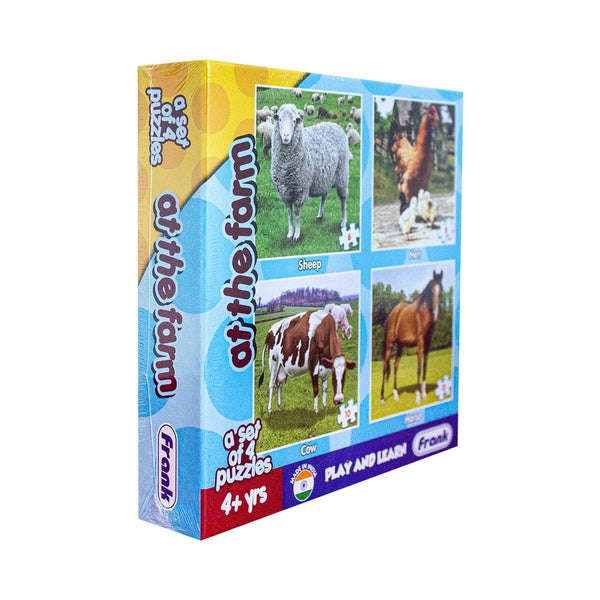 At The Farm 4In1 Age 4+ Puzzle Box