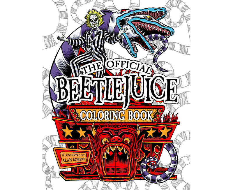 Beetlejuice Official Colouring Book