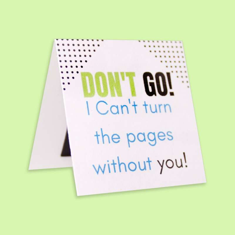 Bookmark - I Cant Turn The Pages Without You