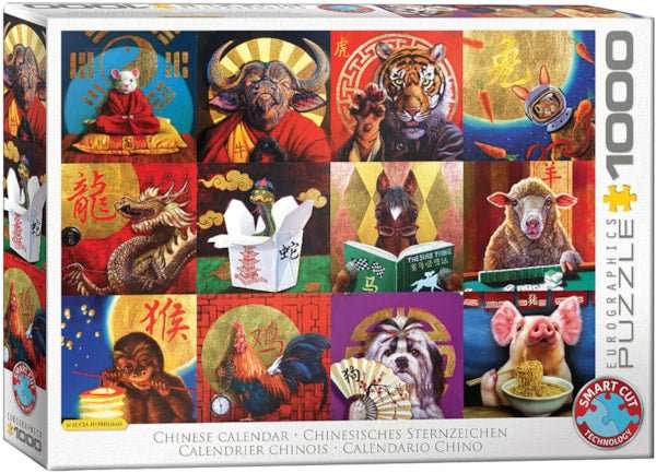Chinese Calendar 1000 Piece Puzzle