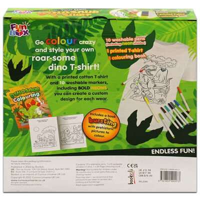 Colour Your Own Dinosaur T-Shirt Box Set