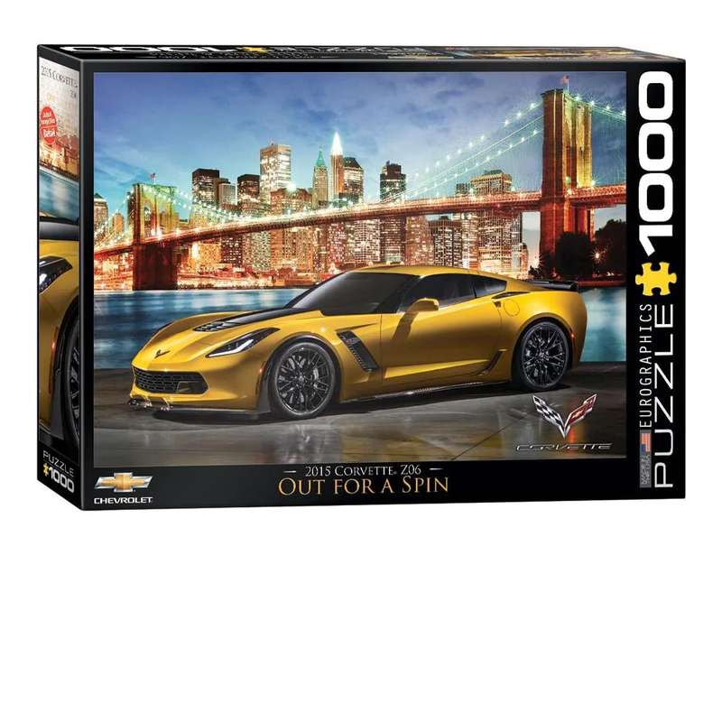 Corvette Out For A Spin - 1000 Piece Puzzle