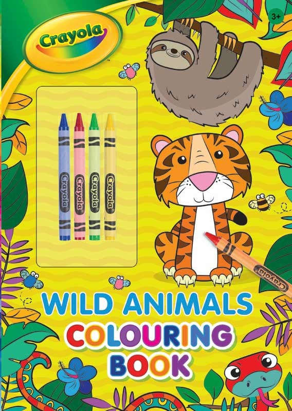 Crayola: Wild Animals Colouring Book