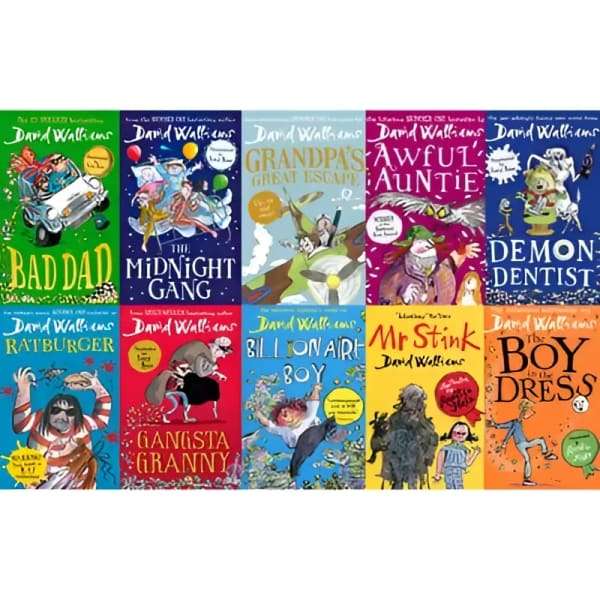 David Walliams Terrific Ten Mega Massive Boxset