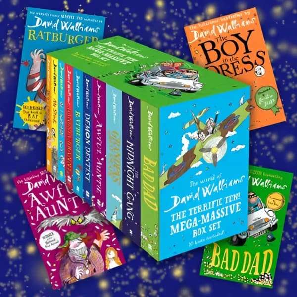 David Walliams Terrific Ten Mega Massive Boxset