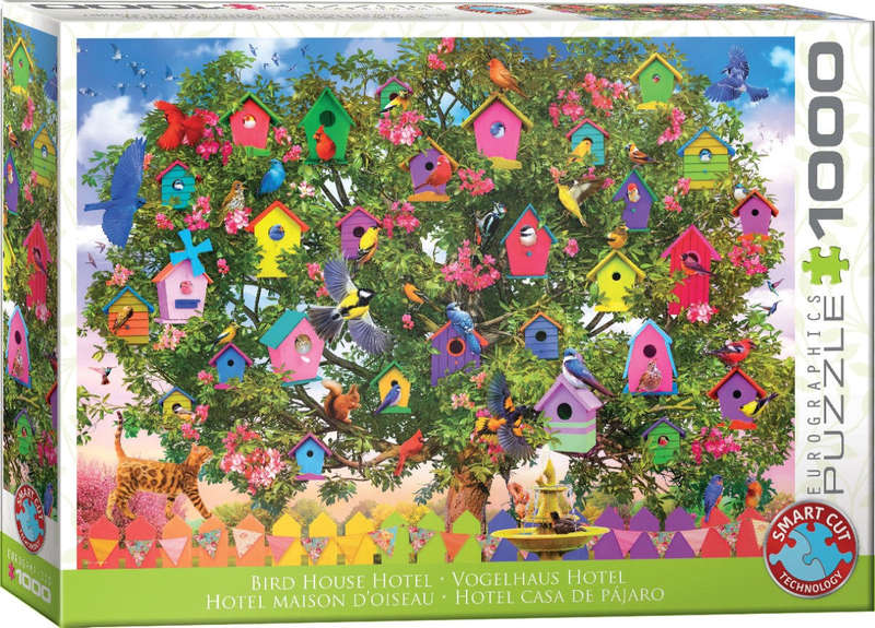 Bird House Hotel 1000 Piece Puzzle Box