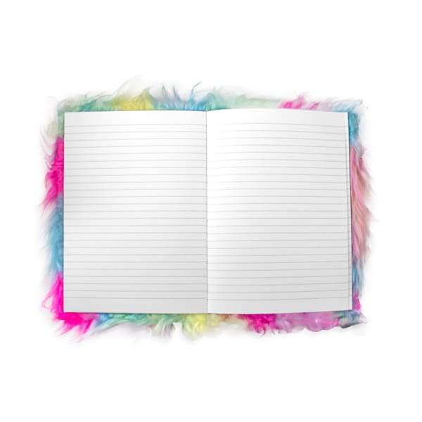 Fluffy Kitty with Red Bow Notebook