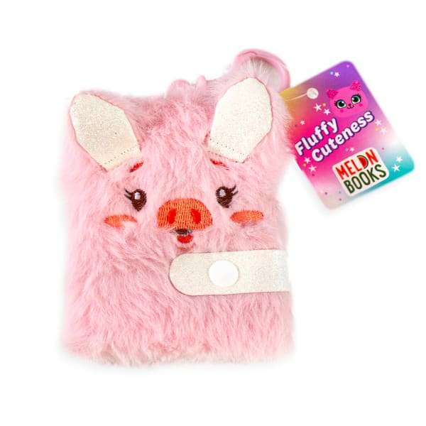 Fluffy Pink Piggy Notebook