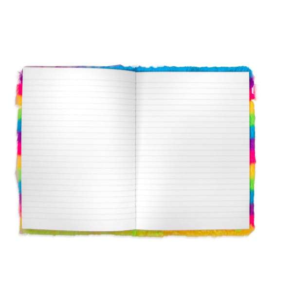 Fluffy Unicorn Rainbow Notebook