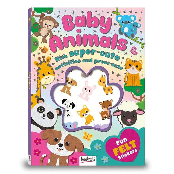 Fun Felt Sticker Activity Book: Baby Animals