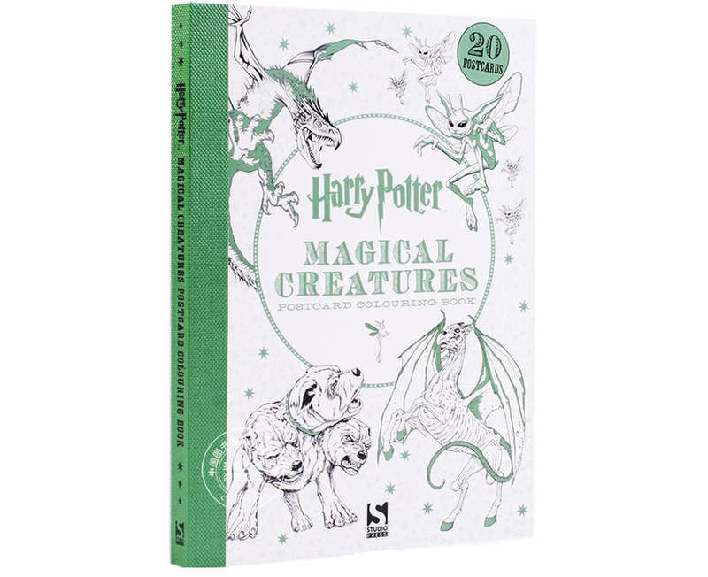 Harry Potter Magical Creatures Postcard Colouring Book