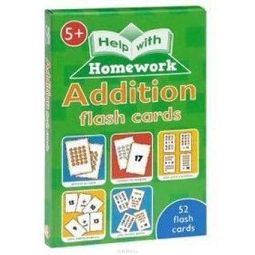 Help With Homework - Addition Flash Cards Ages 5+