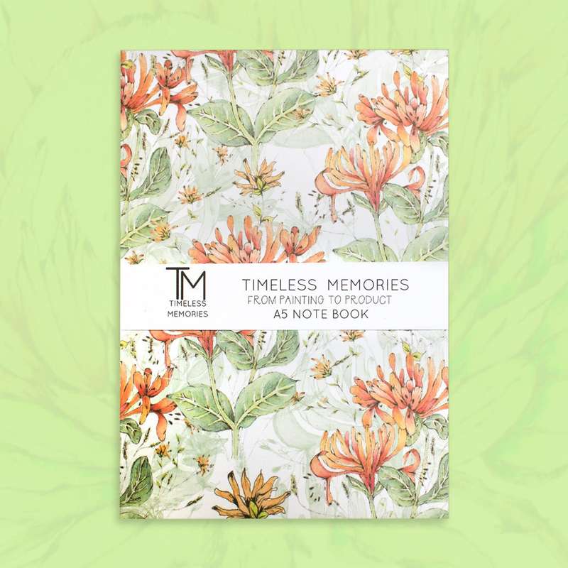 Honeysuckle Notebook Journal - A5