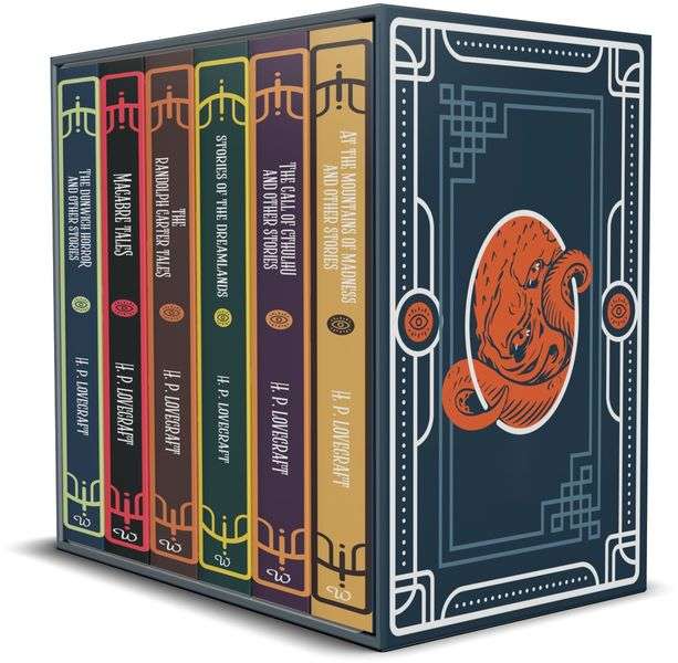 H.P. Lovecraft 6 book Collection Box Set (Black)