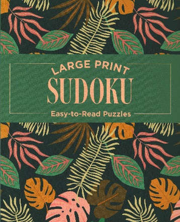 Large Print Sudoku (Leaves)