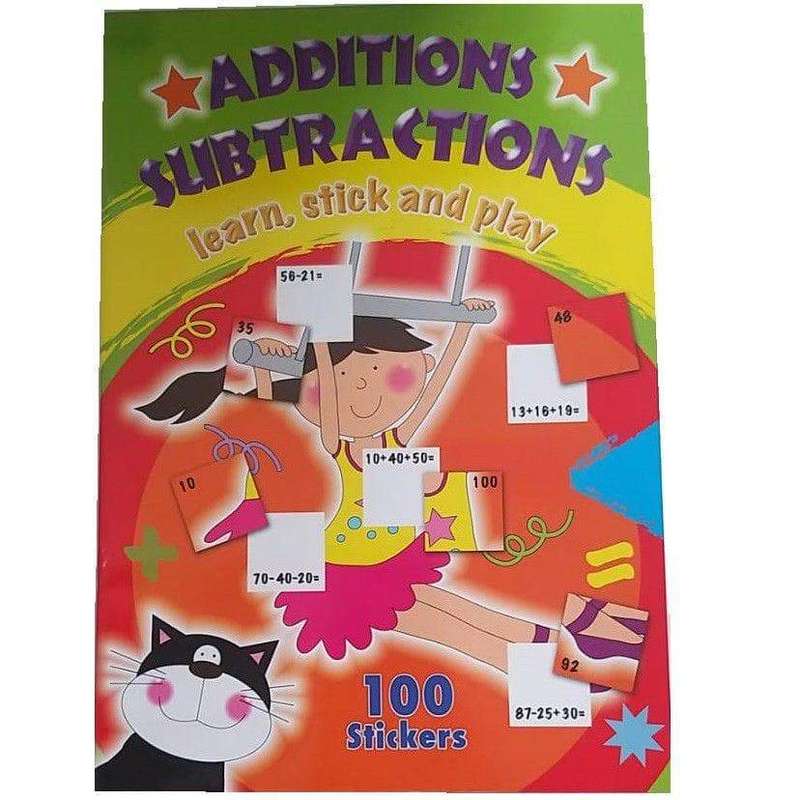 Learn, Stick And Play- Additions + Subtractions