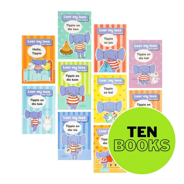 Leer My Lees Met Tippie - Vlak 1 (Large 10 Book Pack)