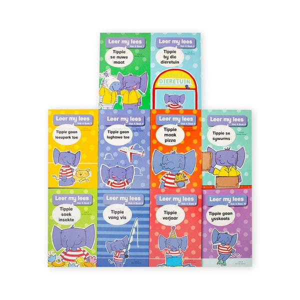 Leer My Lees (Vlak 4) - Tippie Boxset 10 Boeke