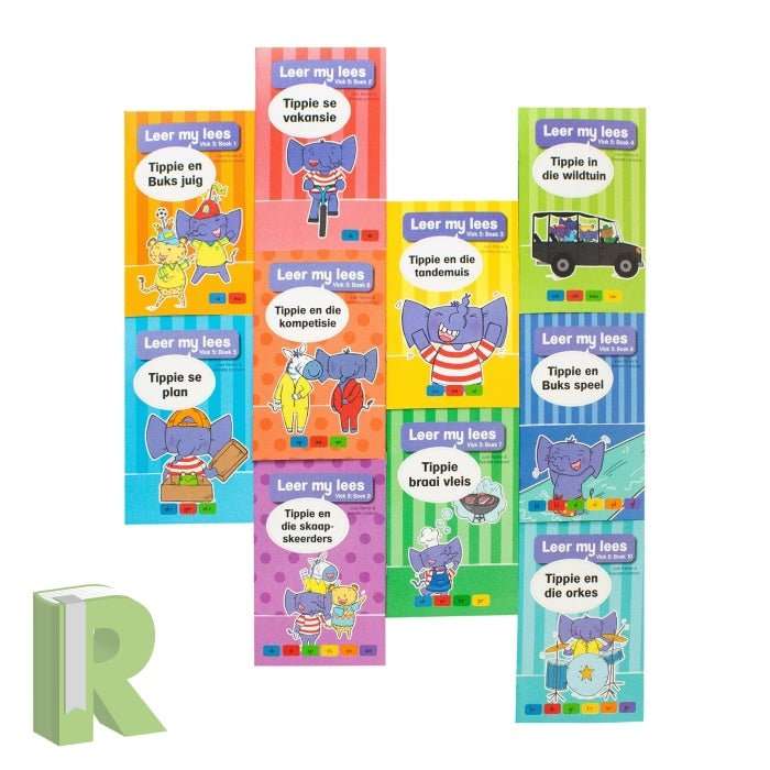 Leer My Lees (Vlak 5) Tippie Boxset 10 Boeke