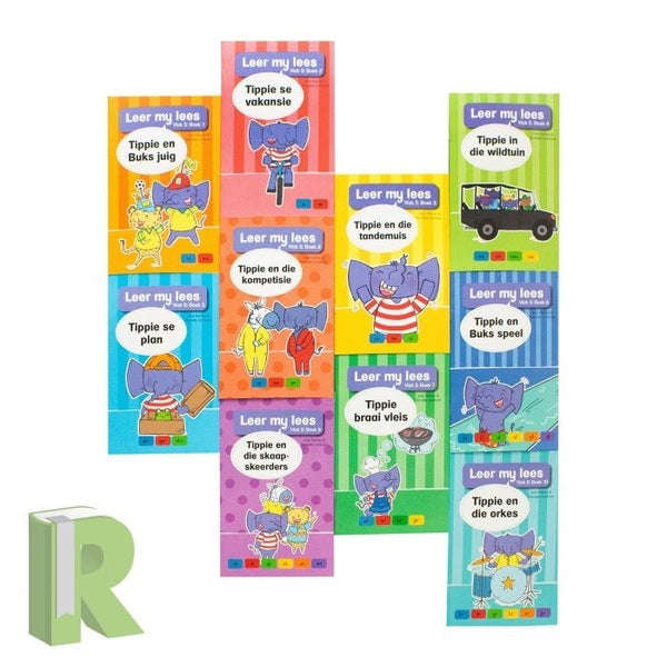 Leer My Lees (Vlak 5) Tippie Boxset 10 Boeke