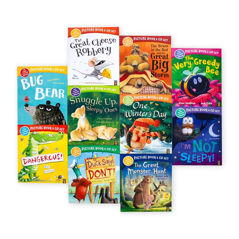 Little Tigers Picture Book And CD Collection