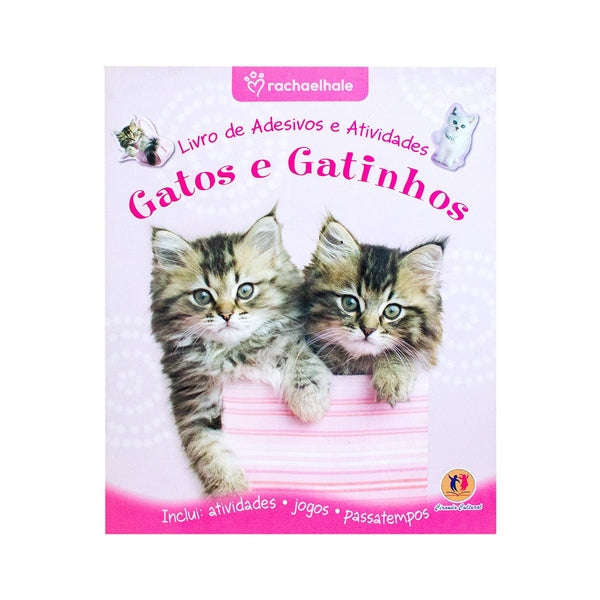 Livro De Adesivos Atividades Gatos E Gatinhos