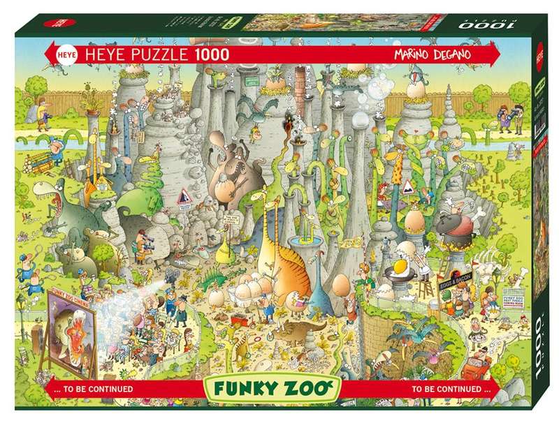 Jurassic Habitat 1000 Piece Puzzle
