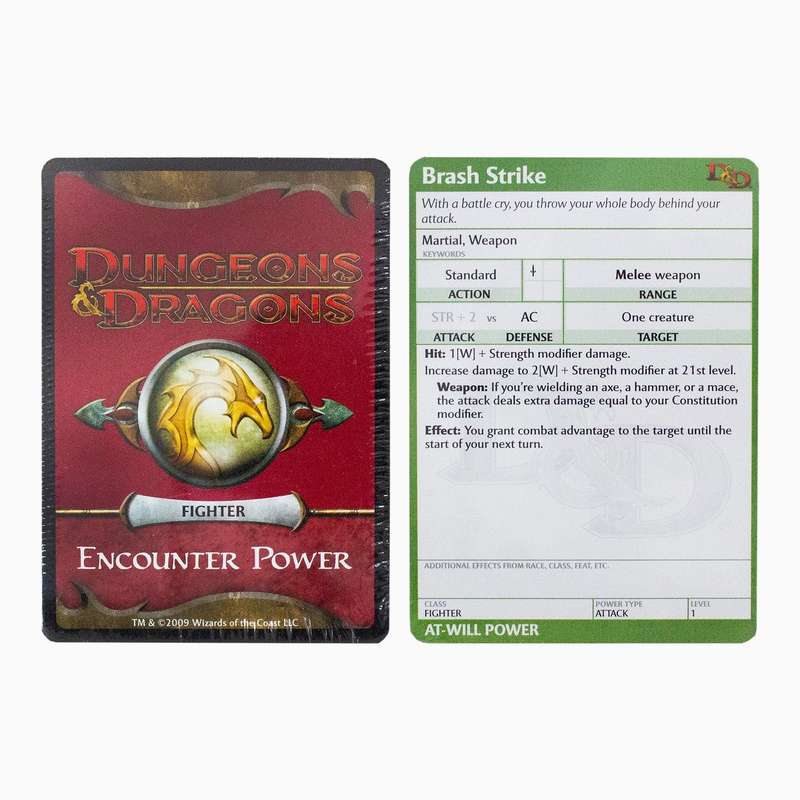 Martial Power Fighter Power Cards