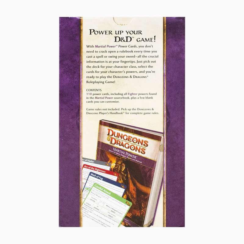 Martial Power Fighter Power Cards