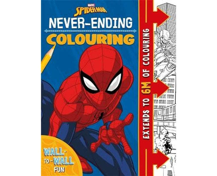 Marvel Spider-Man: Never-Ending Colouring