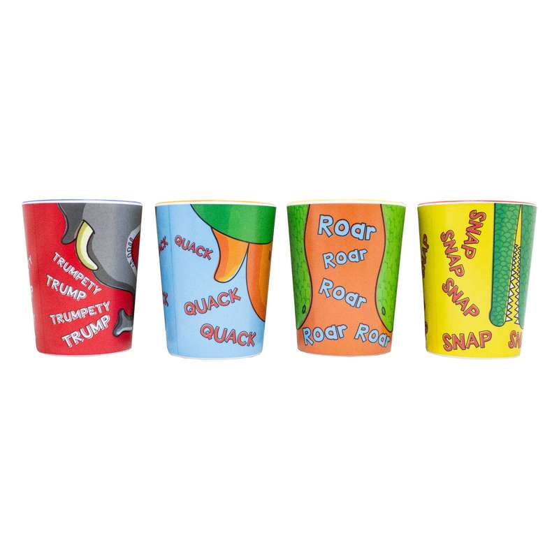 Melamine Animal Nose - 4 Cup Pack