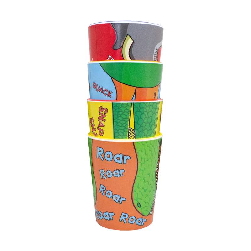 Melamine Animal Nose - 4 Cup Pack
