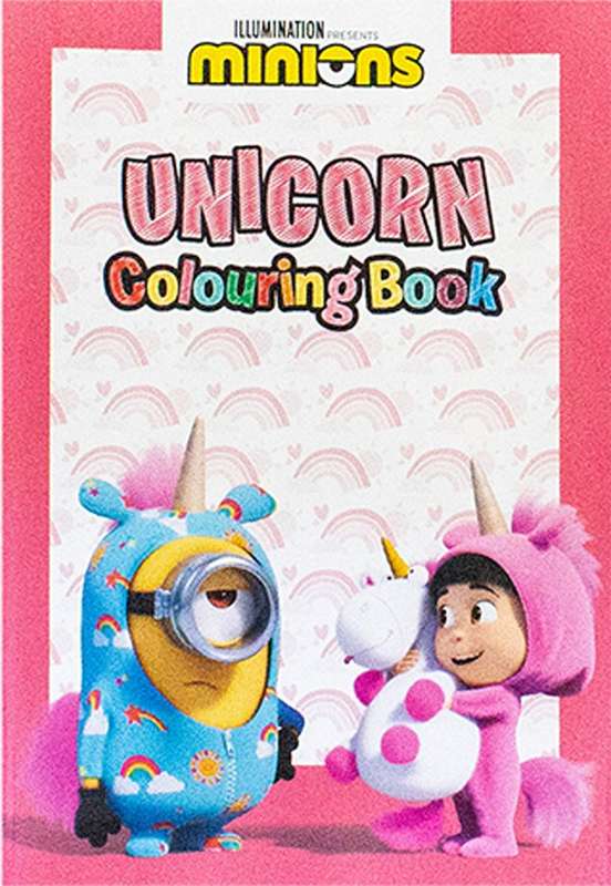 Minions Unicorn Colouring Book