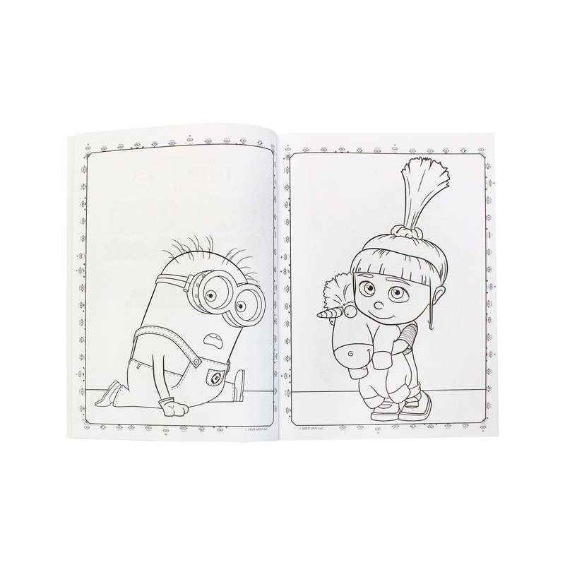 Minions Unicorn Colouring Book