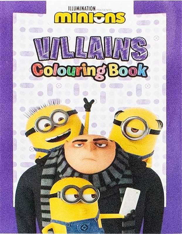 Minions Villains Colouring Book