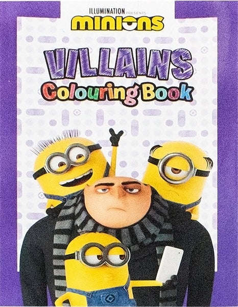Minions Villains Colouring Book
