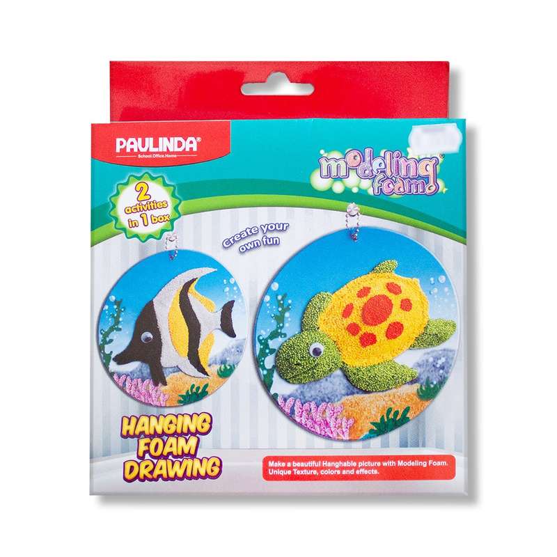 Modeling Foam - Hanging Foam Drawing (Fish And Turtle)