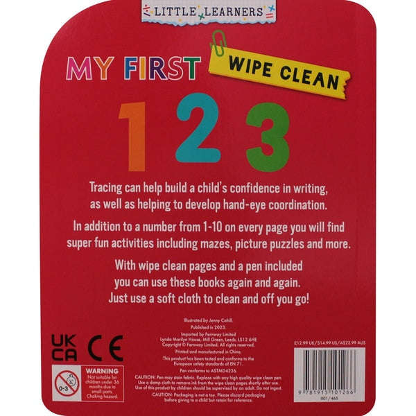 My First Wipe Clean 123