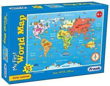 My First World Map - 24 Piece Puzzle