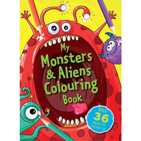 My Monsters & Aliens Colouring Book