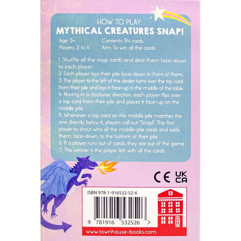 Mythical Creatures Snap Card Pack