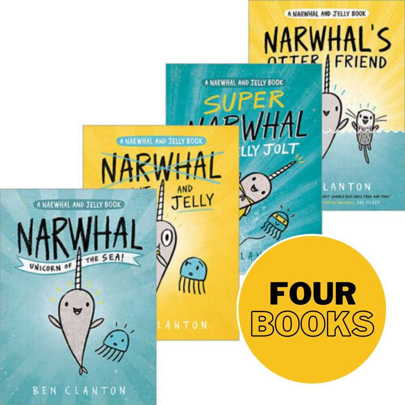Narwhal And Jelly 4 Book Pack
