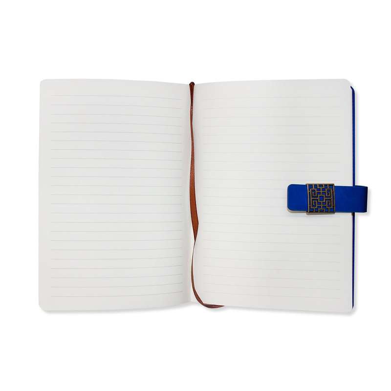 Navy Blue Padded A5 Notebook
