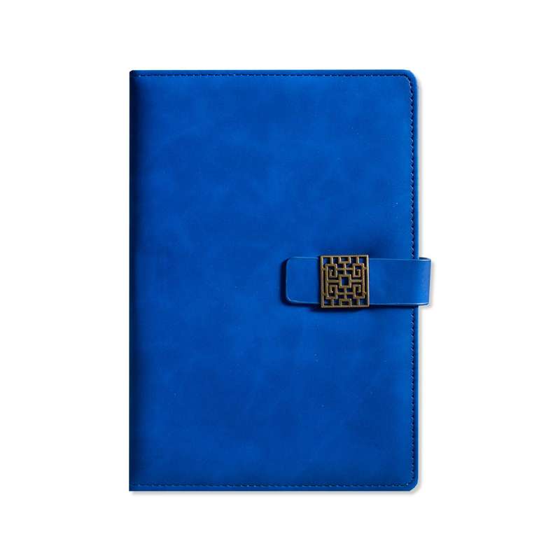 Navy Blue Padded A5 Notebook