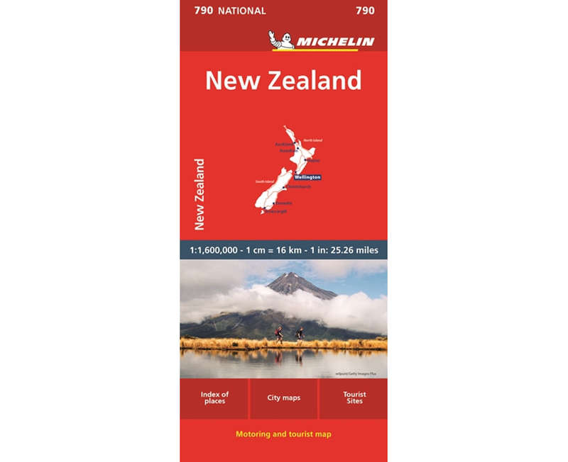 New Zealand Michelin National Map 790