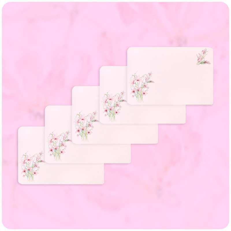 Cape Gladiolus Note Cards & Envelopes Pack